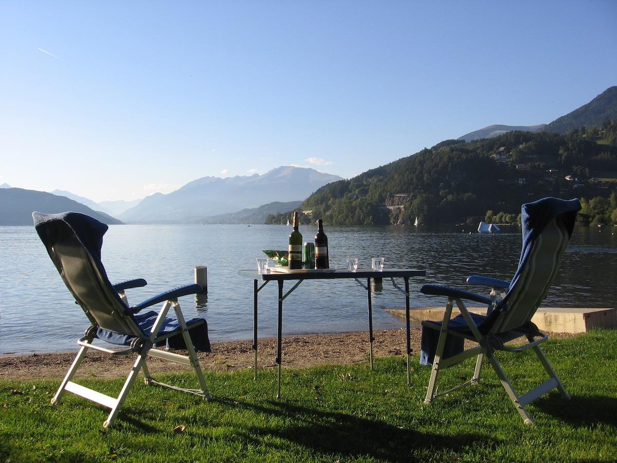 Camping Chalets Brunner Am See Vila Döbriach Exterior foto